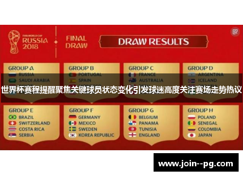 世界杯赛程提醒聚焦关键球员状态变化引发球迷高度关注赛场走势热议 世界杯赛程提醒聚焦关键球员状态变化引发球迷高度关注赛场走势热议